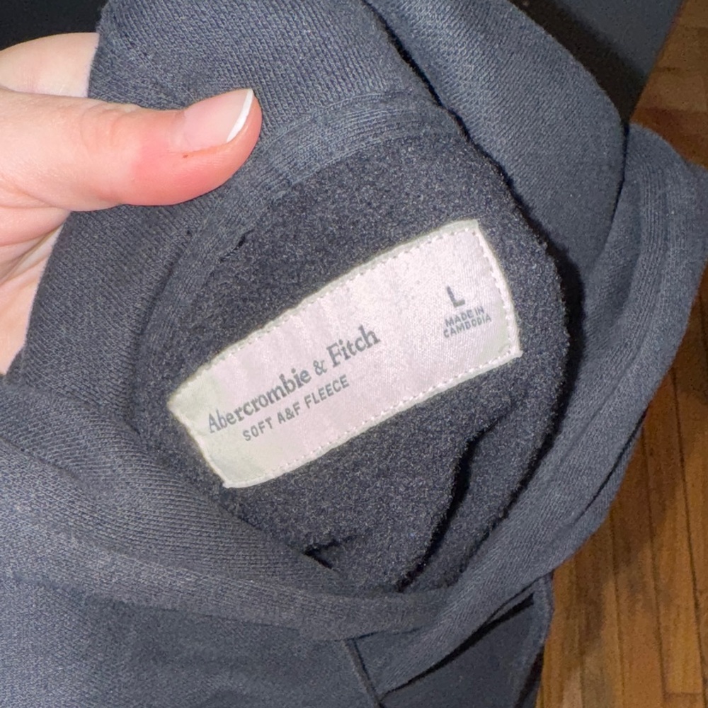 Abercrombie & Fitch Black Hoodie with Logo - Picture 4 of 4